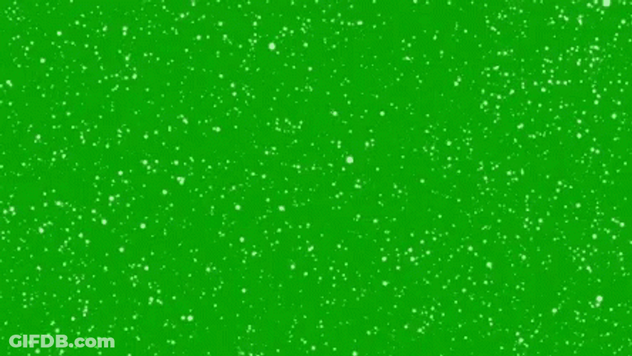 Green Wall Falling Snow GIF