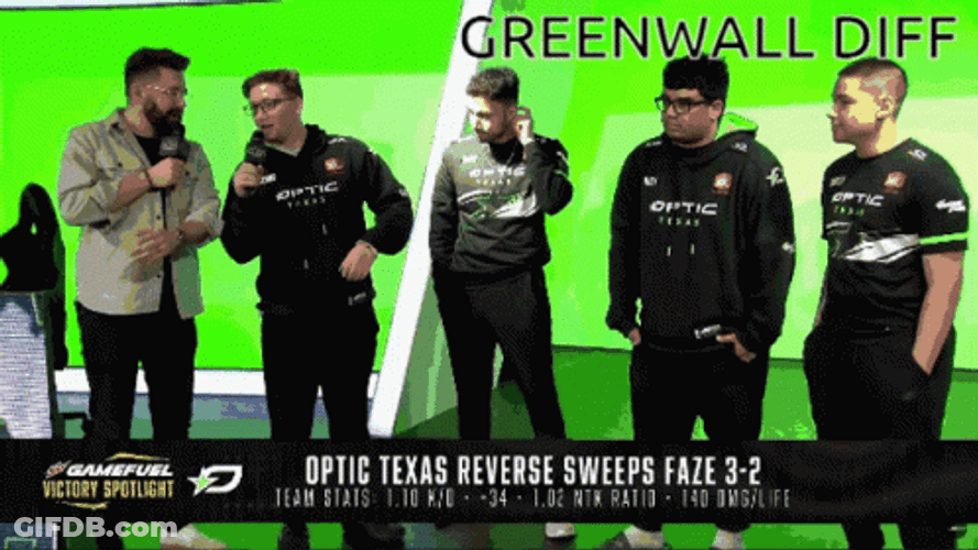 Green Wall Optic Optic Gaming GIF