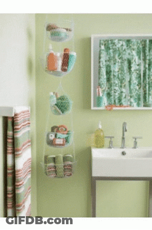 Green Wall Tidy Things GIF