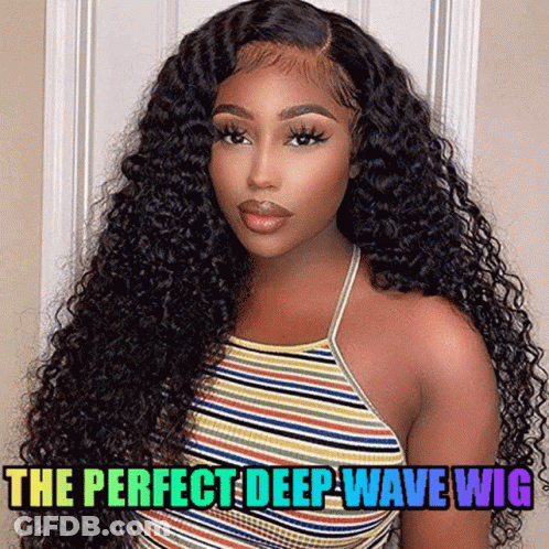 Green Wig Woman Women's Day Wig Hair Deals GIF