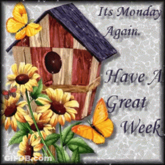 Greeting Card For Monday With Coffee Cup GIF