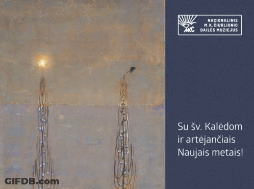 Greeting Card From Nacionalinis M.K. Ciullionio Dailies Muzejus GIF