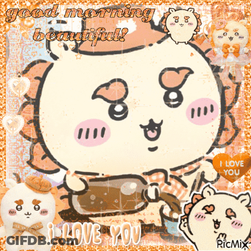 Greeting Card Saying Good Morning Beautiful And I Love You GIF