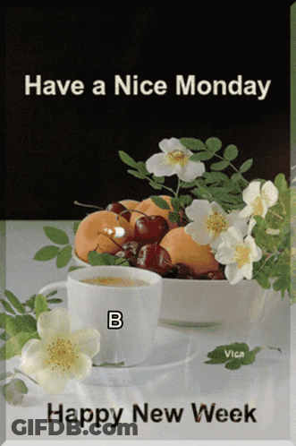 Greeting Card Saying Have A Nice Monday GIF