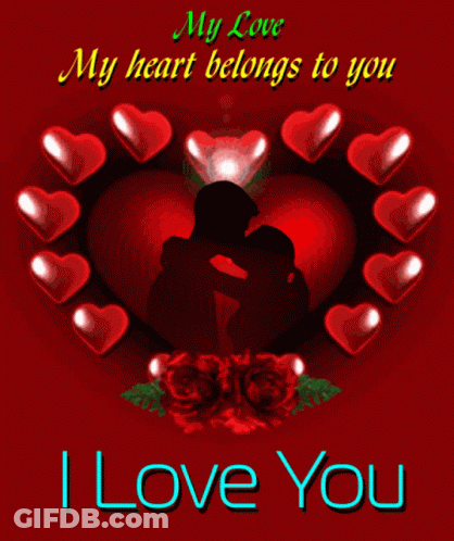 Greeting Card Saying I Love You GIF