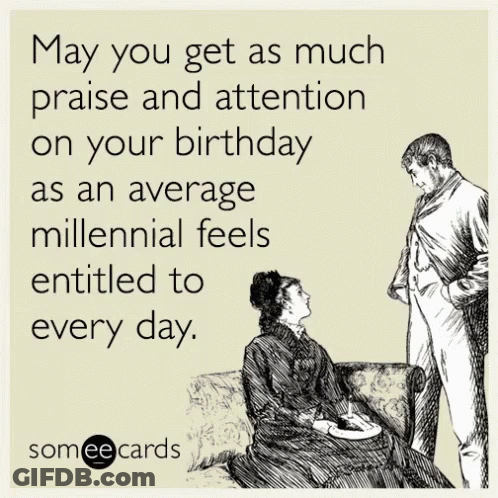 Greeting Card Saying May You Get Praise And Attention GIF