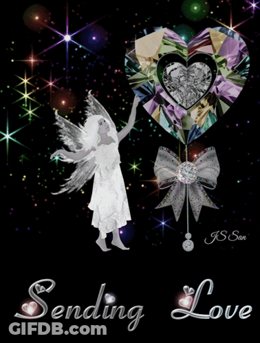 Greeting Card Saying Sending Love GIF