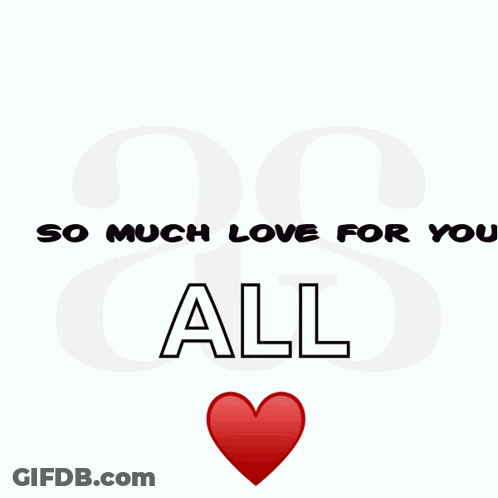 Greeting Card Saying So Much Love GIF