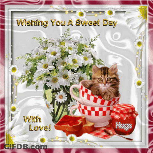 Greeting Card Wishing Sweet Day GIF