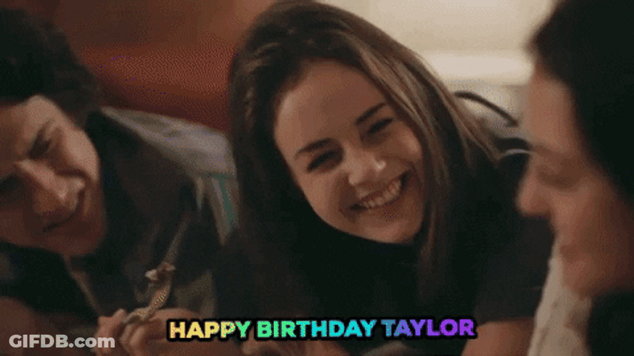 Greets Taylor Swift A Happy Birthday GIF