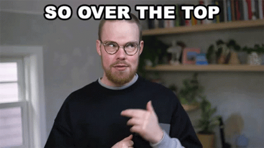 Gregory Brown Over The Top GIF