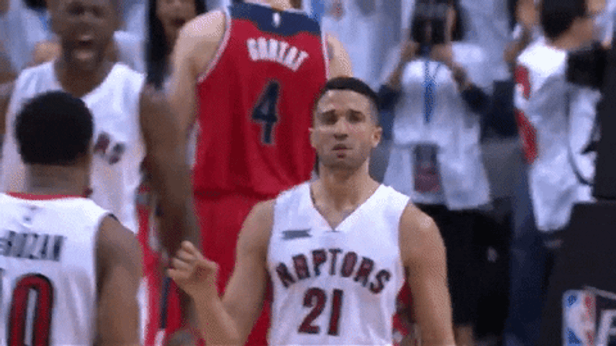 Greivis Vásquez Raptors Jersey Number 21 GIF