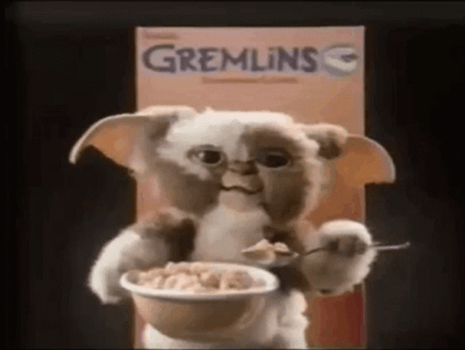 Gremlin Gizmo Eating GIF