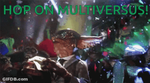 Gremlin Saying Hop On Multiversus GIF