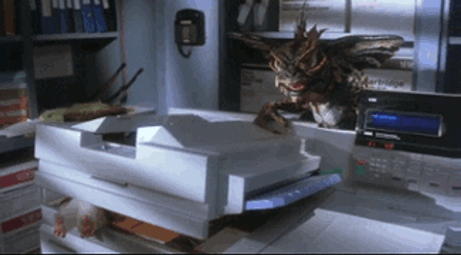 Gremlin Stripe Printing Little Goblin GIF