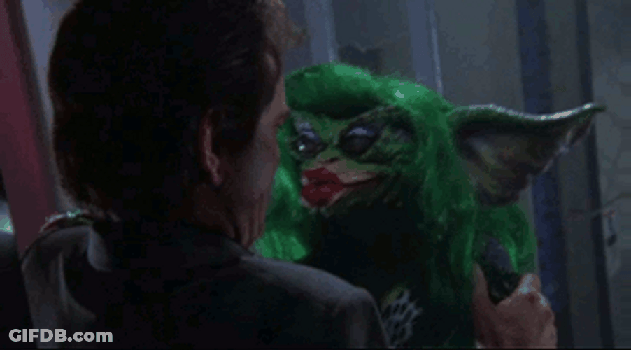 Gremlins Creepy Monster Lick GIF