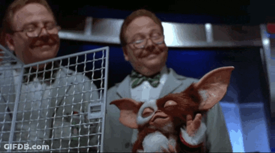 Gremlins Dance Closed Eyes GIF