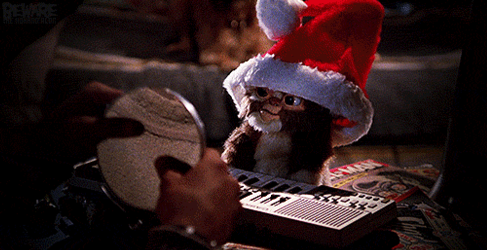 Gremlins Surprised Christmas Monster GIF