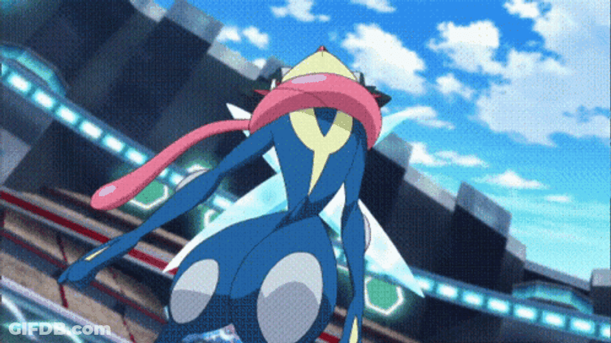 Greninja Falling GIF
