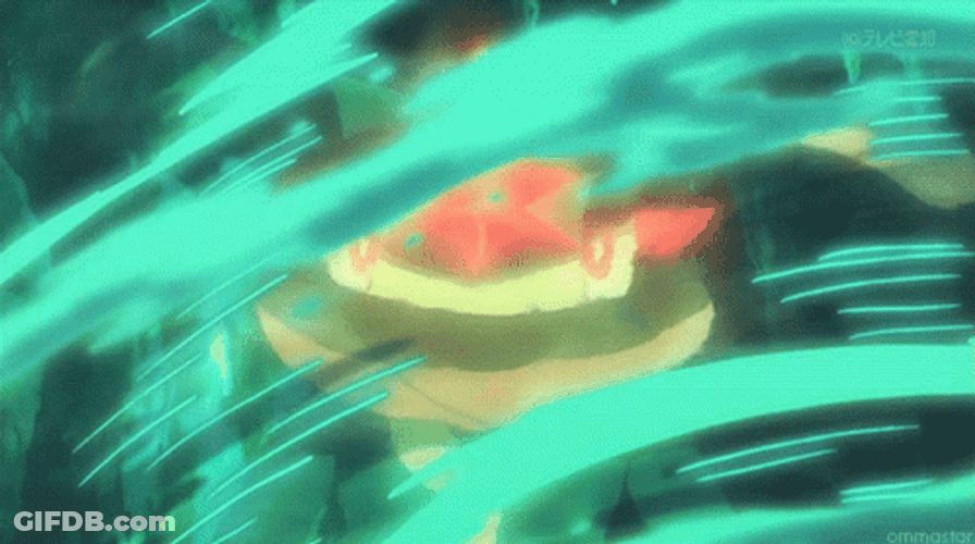 Greninja Inside A Tornado GIF