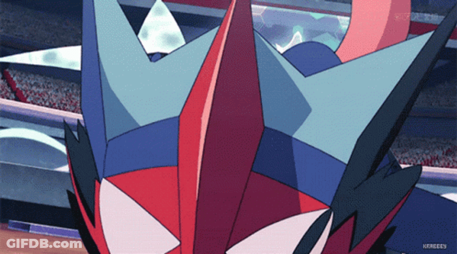 Greninja Spinning Power GIF