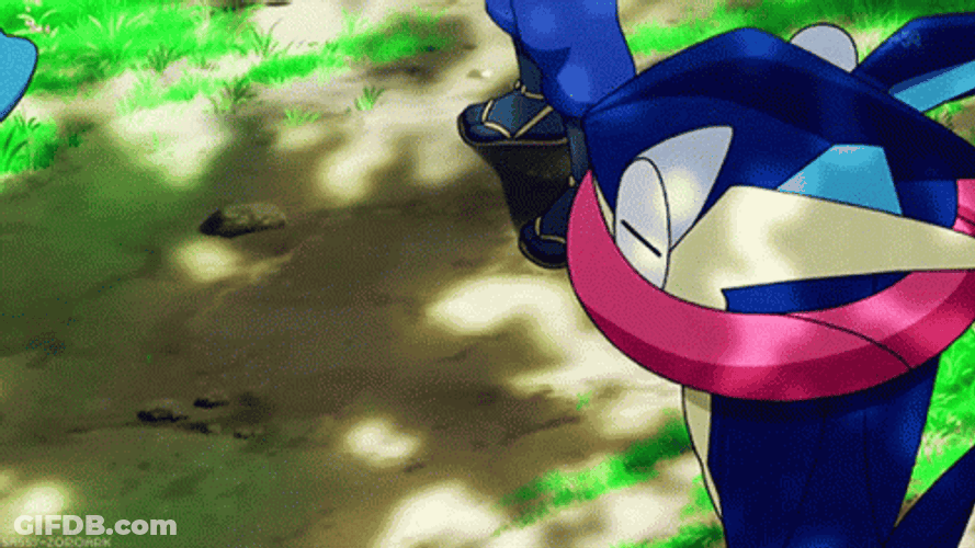Greninja Talking To Froakie GIF