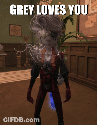 Grey Loves You On Person GIF