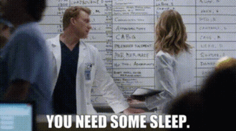 Grey's Anatomy Kevin McKidd As Owen Hunt You Need Some Sleep GIF