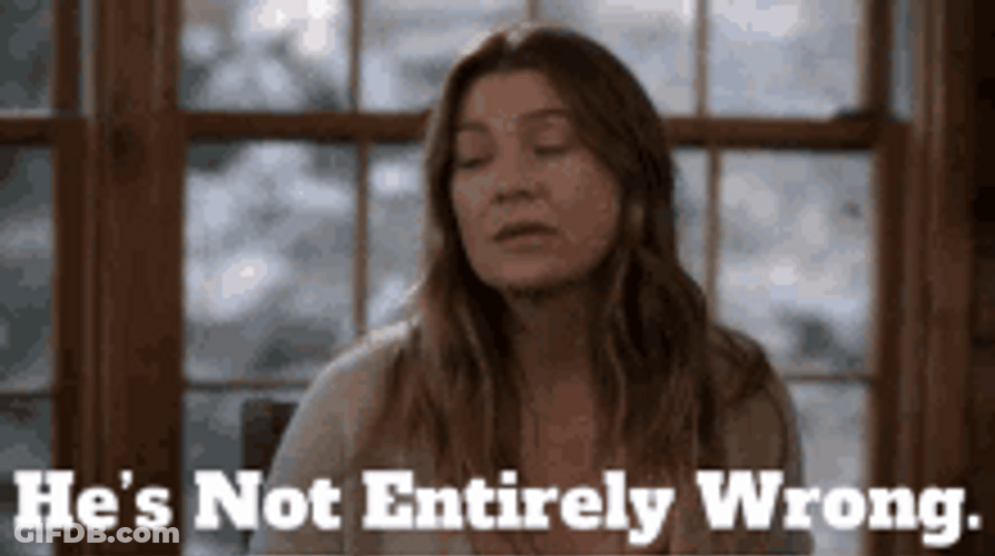 Grey's Anatomy Meredith Wrong GIF
