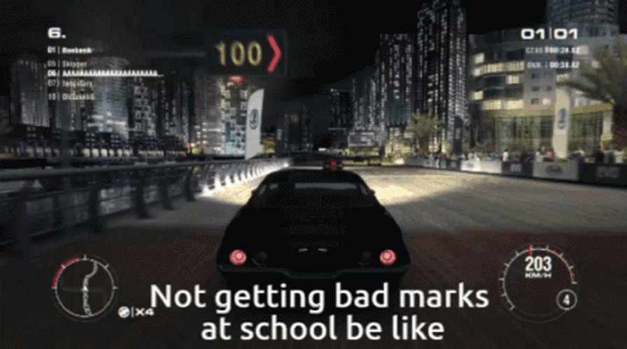 Grid 2 Cars Night GIF