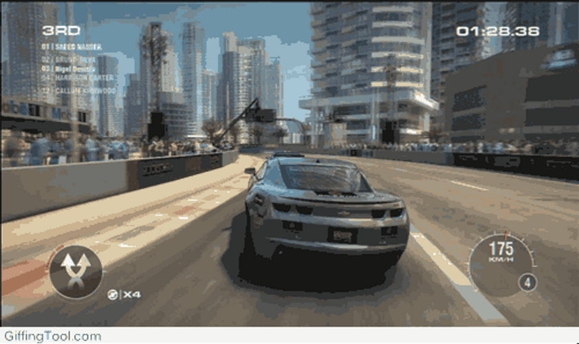Grid 2 Flipping Car GIF