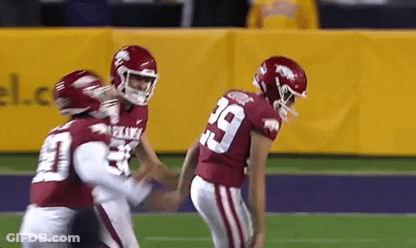 Griddy Arkansas Razorbacks GIF