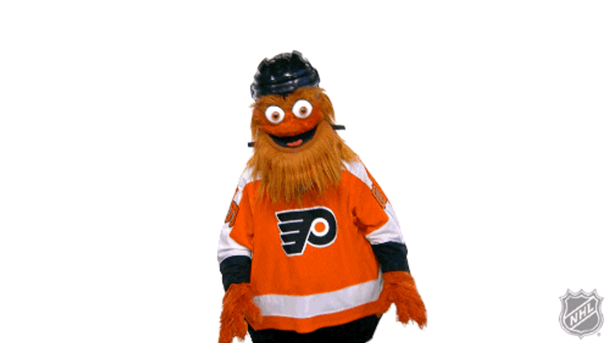 Griddy Philadelphia Flyers Mascot GIF
