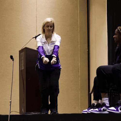 Griddy Women's Basketball Kim Mulkey GIF