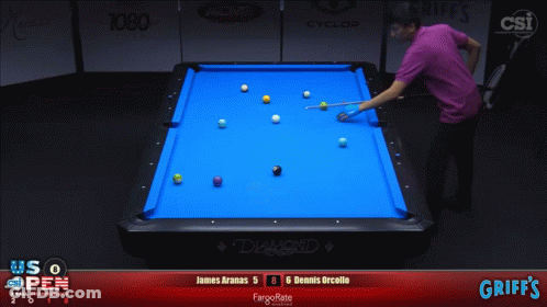Griff's Sponsored Pool Table GIF