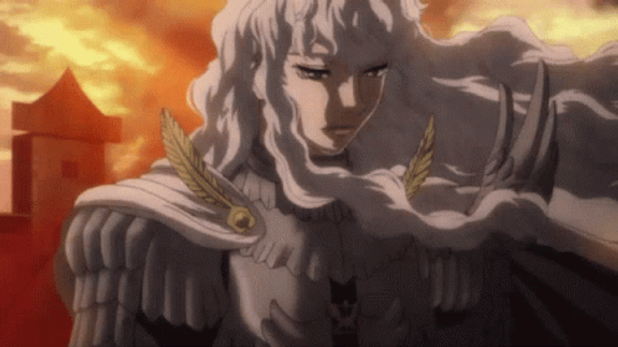 Griffith In His Armor Suit GIF