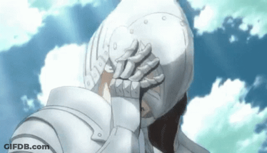 Griffith Remove His Mask GIF
