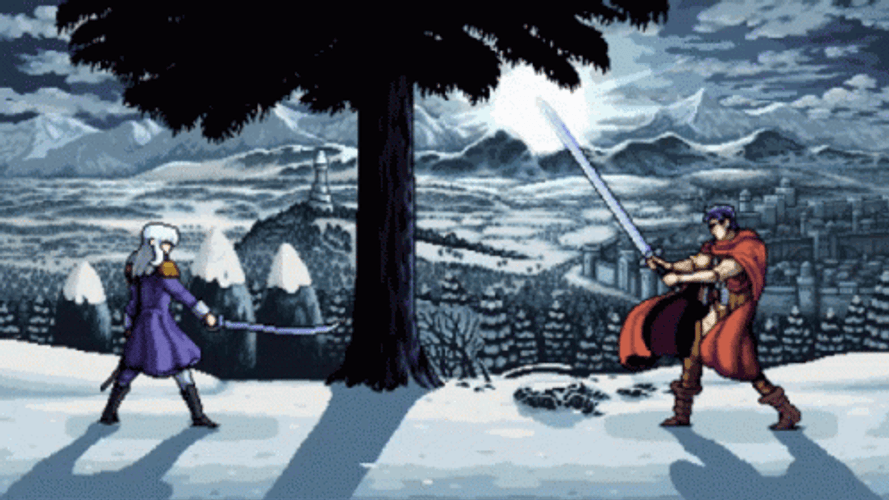 Griffith Sword Fight GIF