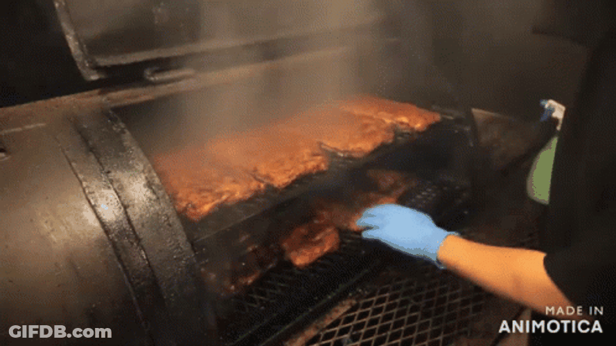 Grilled Ribs Cookout GIF