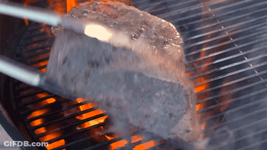 Grilling Meat Guga Foods GIF