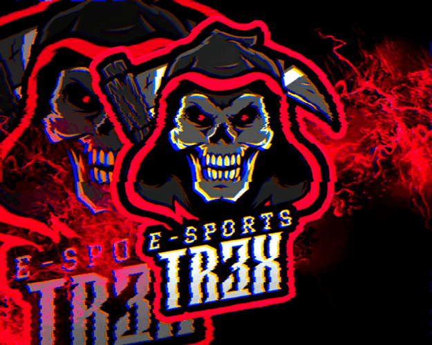 Grim Reaper E-Sports Trek Logo GIF