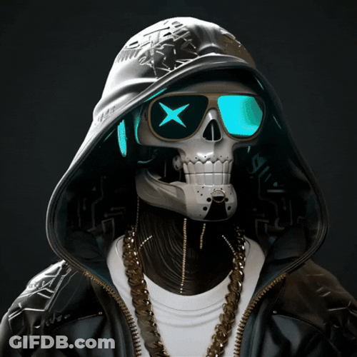 Grim Reaper Glasses Like Eyes GIF
