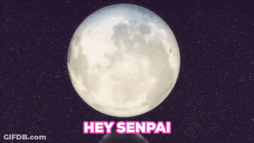 Grim Reaper Hey Senpai GIF