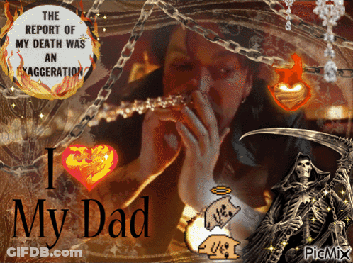 Grim Reaper I Love My Dad GIF