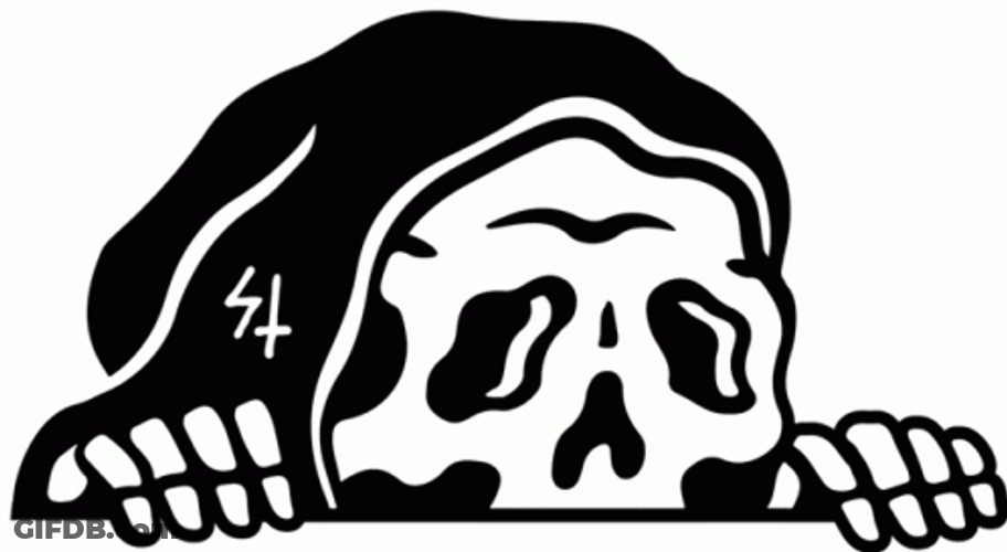 Grim Reaper Lurking GIF