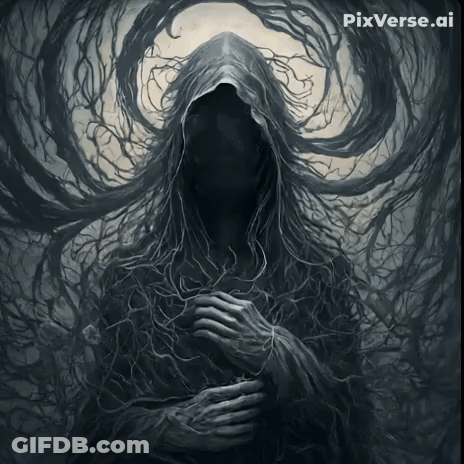 Grim Reaper Painting With Pixverse.ai GIF