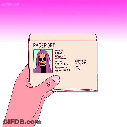 Grim Reaper Passport Holder GIF