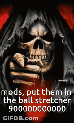 Grim Reaper Pointing Mods Put Them In Ball Stretcher 9000000000 GIF