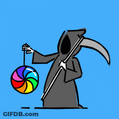 Grim Reaper Spinning Wheel GIF