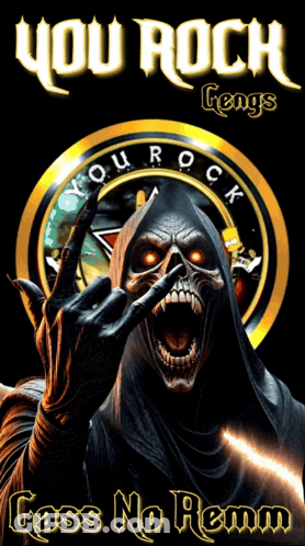 Grim Reaper You Rock Gangs GIF